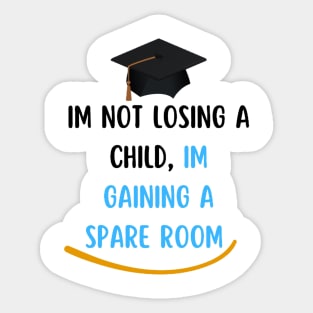 Funny Graduation Joke for Parents Sticker